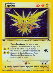 Zapdos (15/62) [Fossil Unlimited] | Chromatic Games