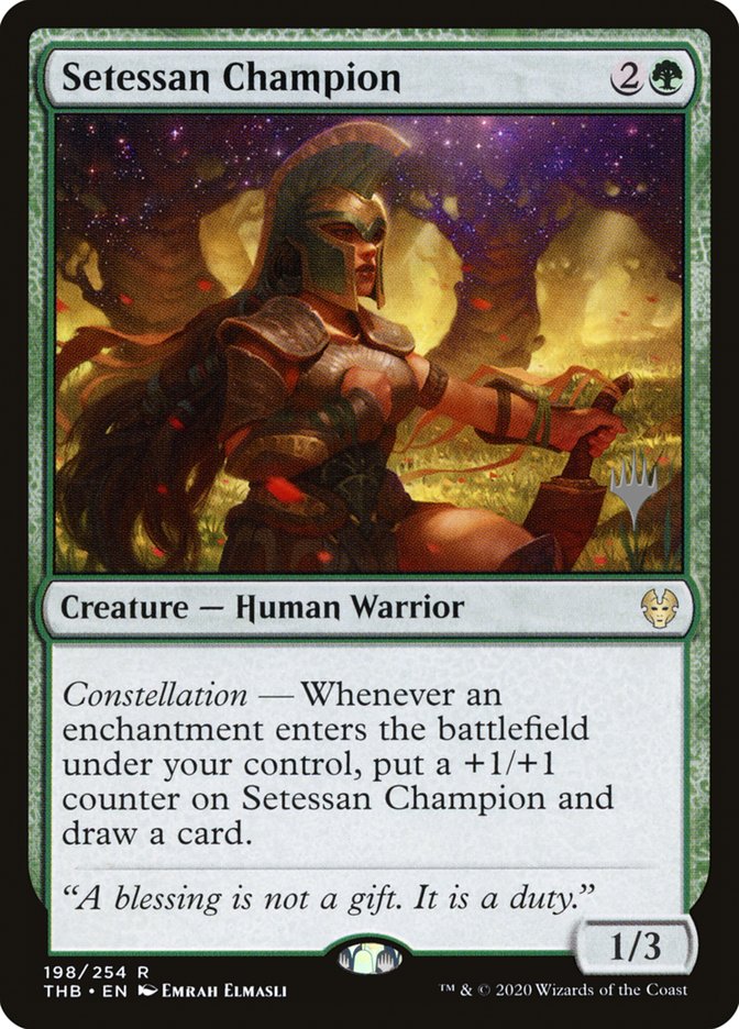 Setessan Champion (Promo Pack) [Theros Beyond Death Promos] | Chromatic Games