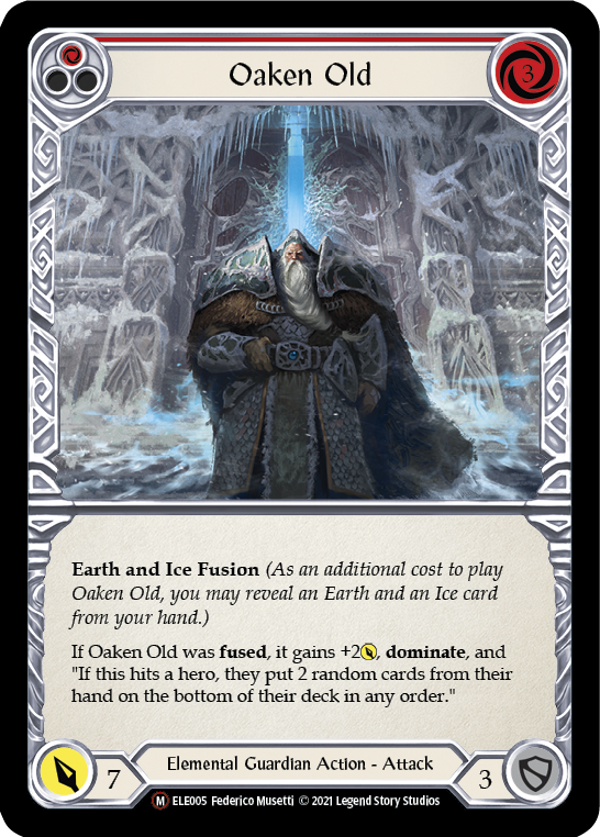 Oaken Old [U-ELE005] (Tales of Aria Unlimited)  Unlimited Rainbow Foil | Chromatic Games