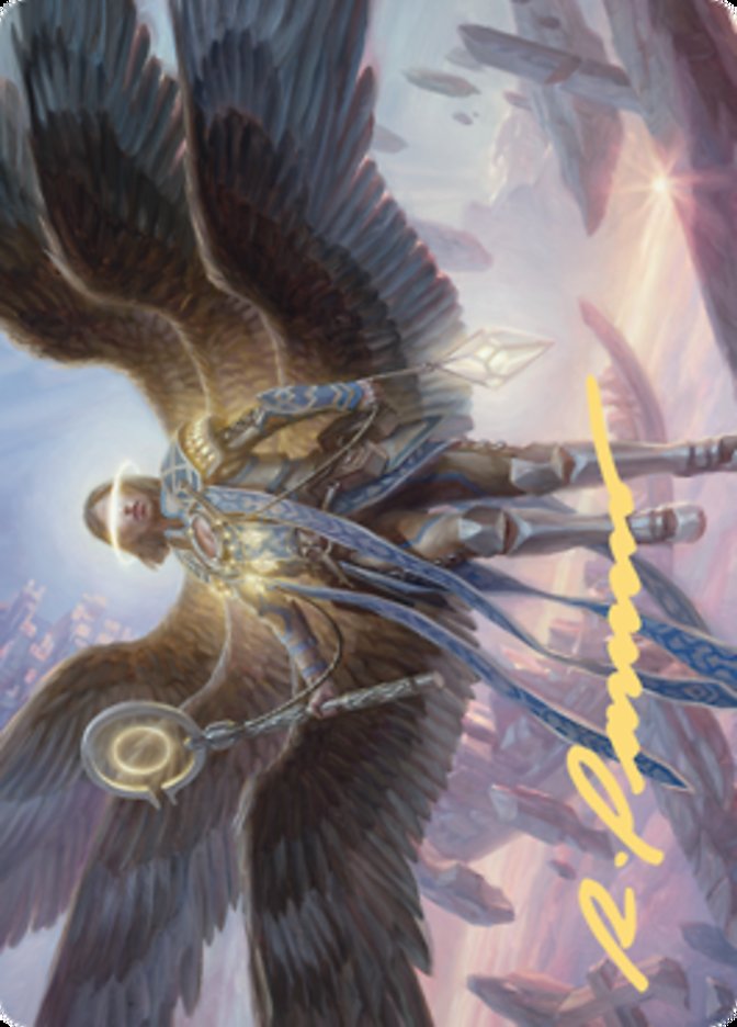 Angel of Destiny Art Card (Gold-Stamped Signature) [Zendikar Rising Art Series] | Chromatic Games