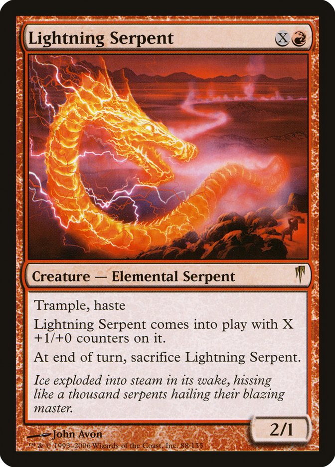 Lightning Serpent [Coldsnap] | Chromatic Games