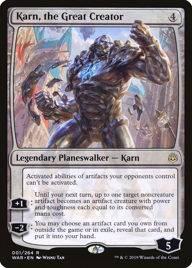 Karn, the Great Creator [War of the Spark] | Chromatic Games