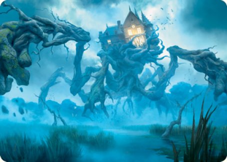 Creeping Inn Art Card [Innistrad: Midnight Hunt Art Series] | Chromatic Games