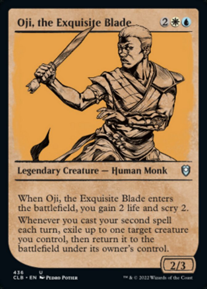 Oji, the Exquisite Blade (Showcase) [Commander Legends: Battle for Baldur's Gate] | Chromatic Games