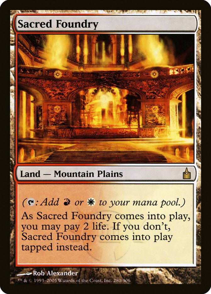 Sacred Foundry [Ravnica: City of Guilds] | Chromatic Games