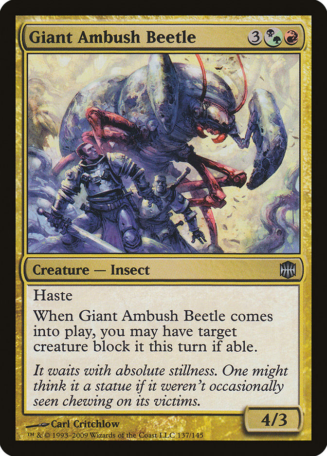 Giant Ambush Beetle [Alara Reborn] | Chromatic Games