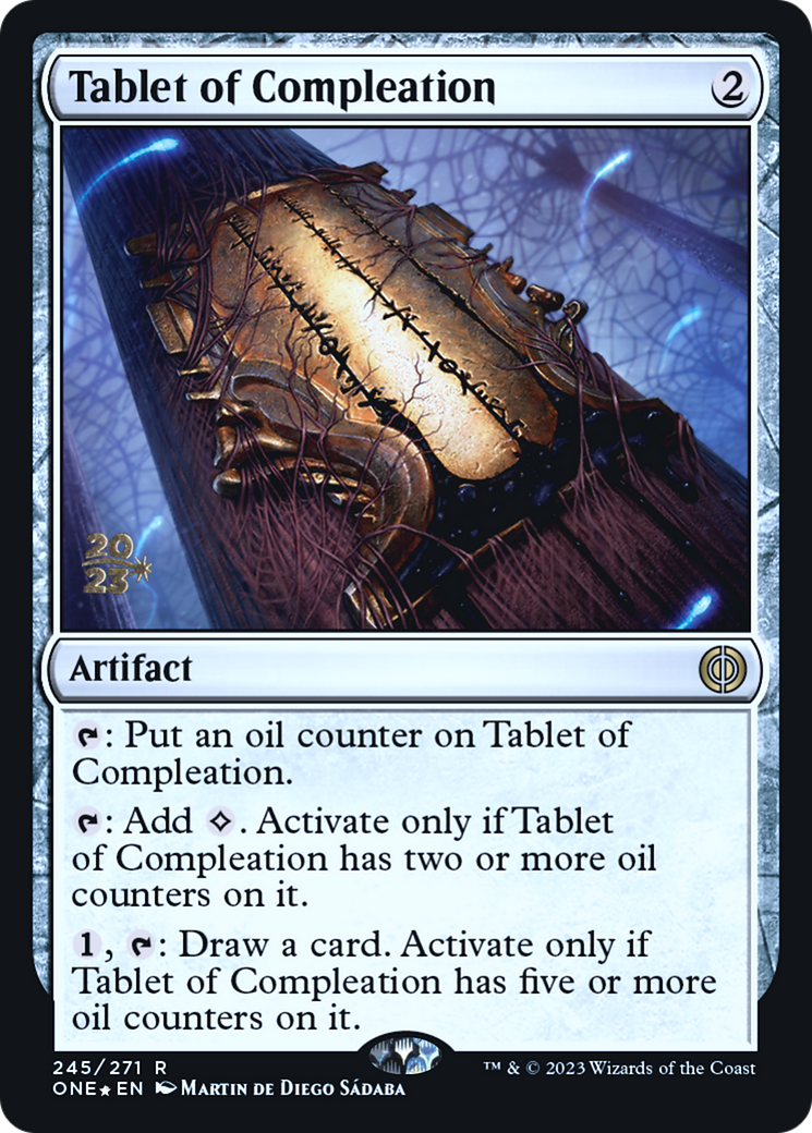 Tablet of Compleation [Phyrexia: All Will Be One Prerelease Promos] | Chromatic Games