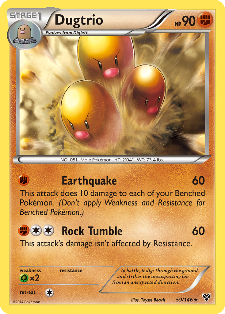 Dugtrio (59/146) [XY: Base Set] | Chromatic Games