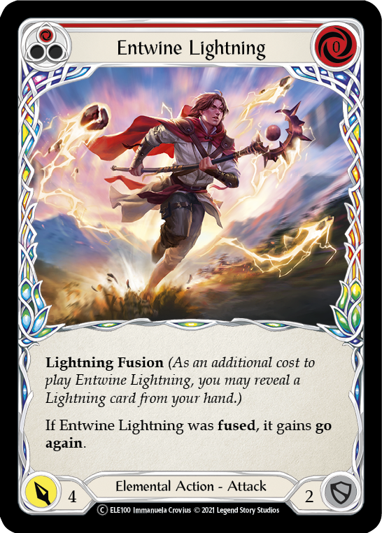 Entwine Lightning (Red) [U-ELE100] (Tales of Aria Unlimited)  Unlimited Normal | Chromatic Games