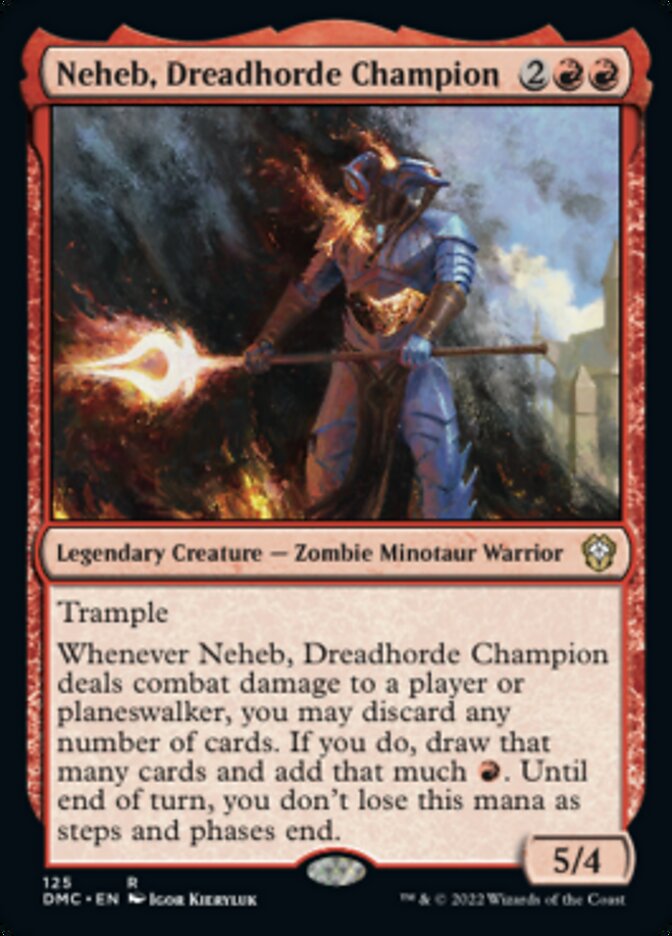 Neheb, Dreadhorde Champion [Dominaria United Commander] | Chromatic Games