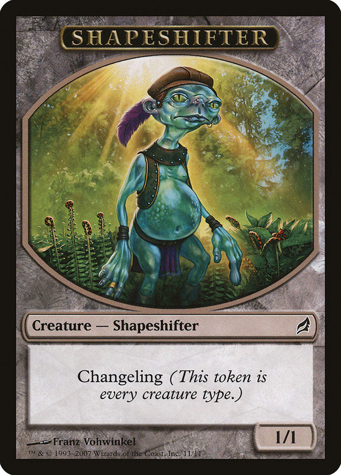 Shapeshifter Token [Lorwyn Tokens] | Chromatic Games