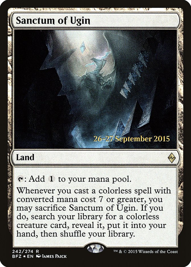 Sanctum of Ugin [Battle for Zendikar Prerelease Promos] | Chromatic Games