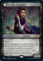 Henrika Domnathi // Henrika, Infernal Seer (Showcase Fang Frame) [Innistrad: Crimson Vow] | Chromatic Games