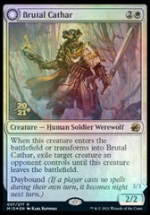 Brutal Cathar // Moonrage Brute [Innistrad: Midnight Hunt Prerelease Promos] | Chromatic Games