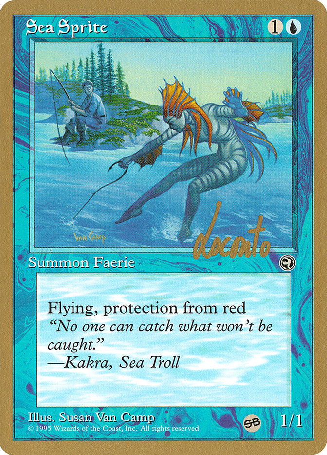 Sea Sprite (Michael Loconto) (SB) [Pro Tour Collector Set] | Chromatic Games