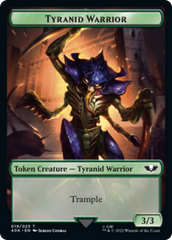 Tyranid (17) // Tyranid Warrior Double-Sided Token [Warhammer 40,000 Tokens] | Chromatic Games