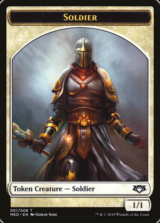 Soldier Token [Mythic Edition Tokens] | Chromatic Games