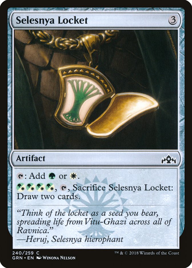 Selesnya Locket [Guilds of Ravnica] | Chromatic Games