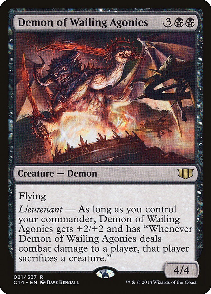 Demon of Wailing Agonies [Commander 2014] | Chromatic Games