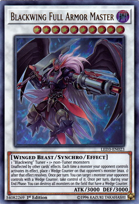 Blackwing Full Armor Master [LED3-EN023] Ultra Rare | Chromatic Games