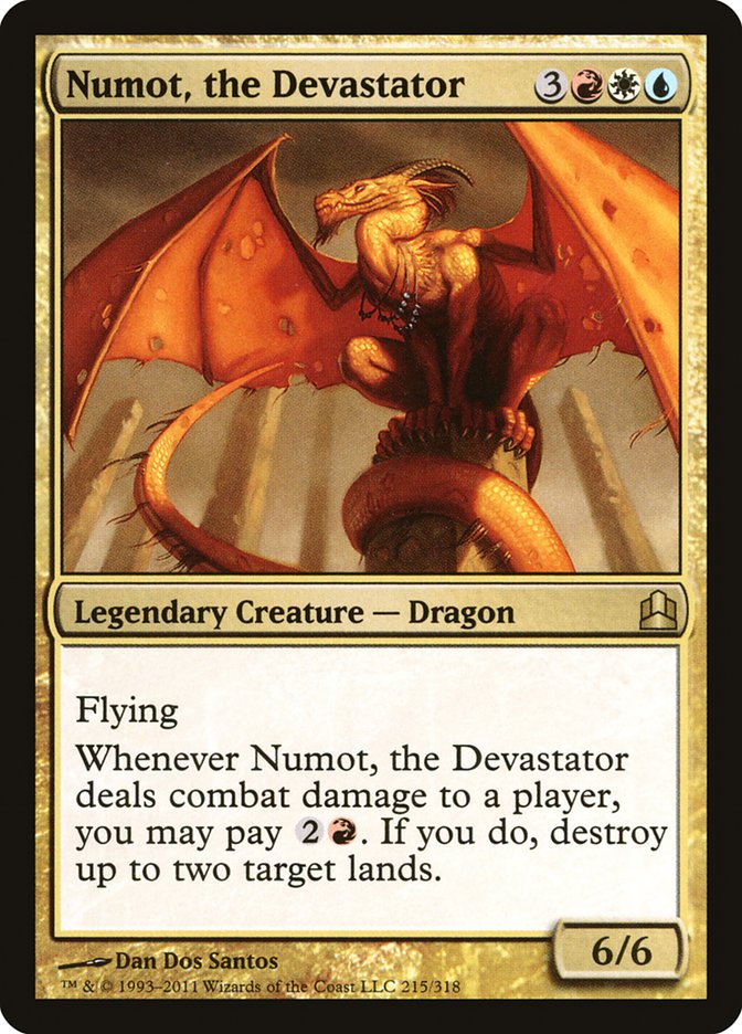 Numot, the Devastator [Commander 2011] | Chromatic Games