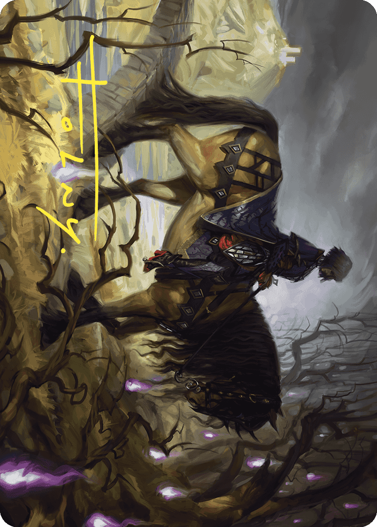 Rowan's Grim Search Art Card (Gold-Stamped Signature) [Wilds of Eldraine Art Series] | Chromatic Games
