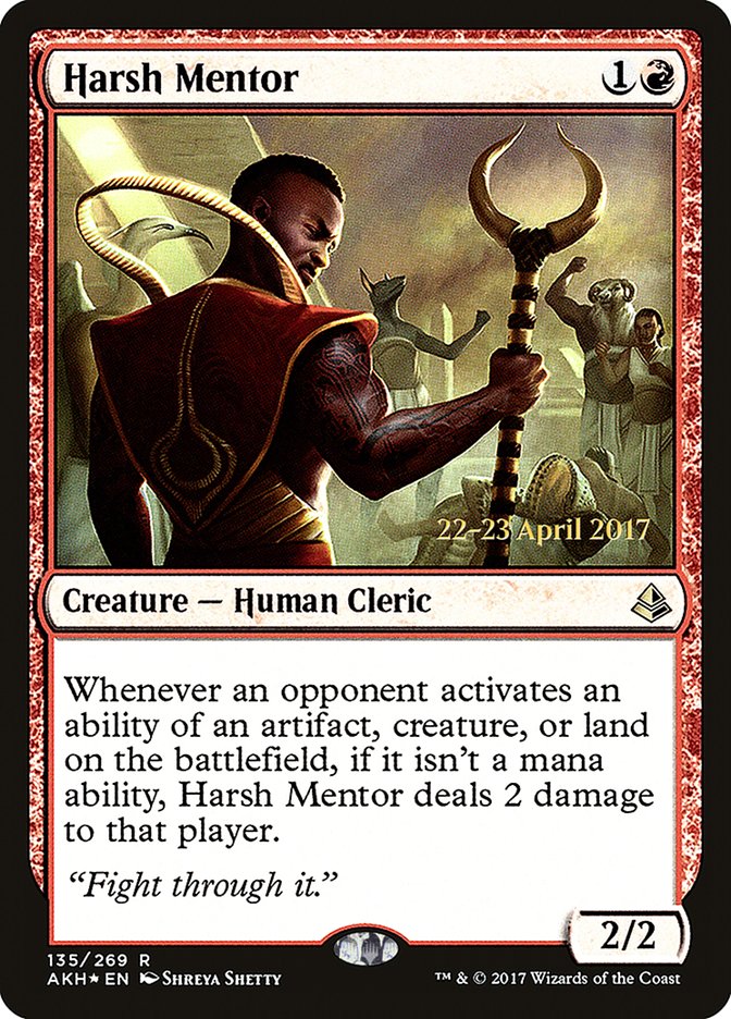 Harsh Mentor [Amonkhet Prerelease Promos] | Chromatic Games