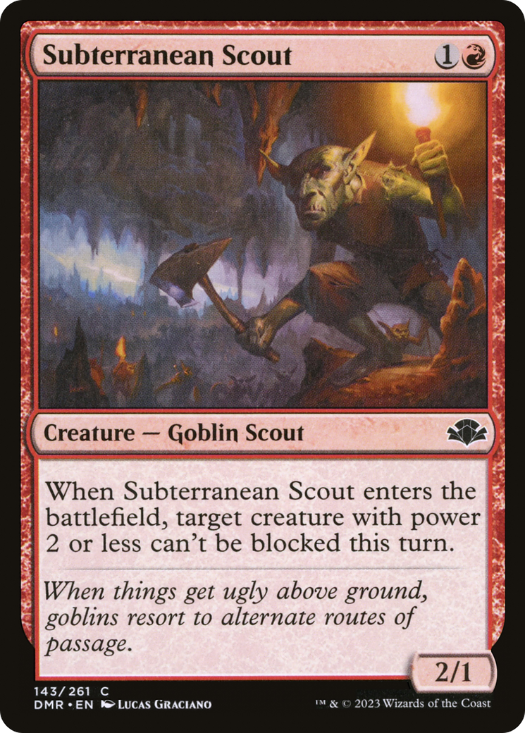 Subterranean Scout [Dominaria Remastered] | Chromatic Games