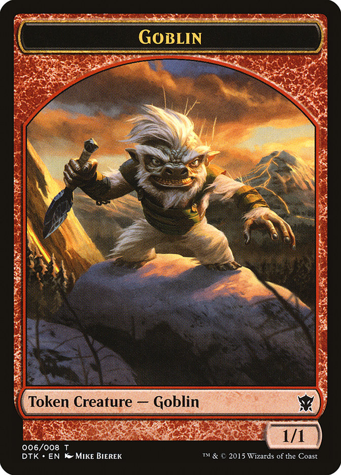 Goblin Token [Dragons of Tarkir Tokens] | Chromatic Games