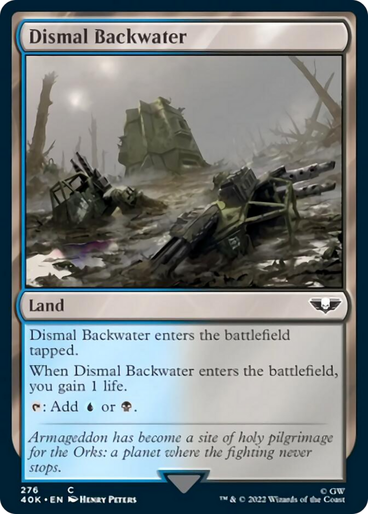 Dismal Backwater (Surge Foil) [Warhammer 40,000] | Chromatic Games