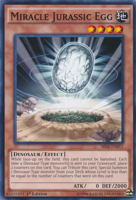 Miracle Jurassic Egg [SR04-EN011] Common | Chromatic Games