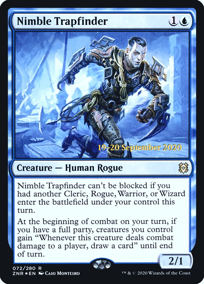 Nimble Trapfinder [Zendikar Rising Prerelease Promos] | Chromatic Games