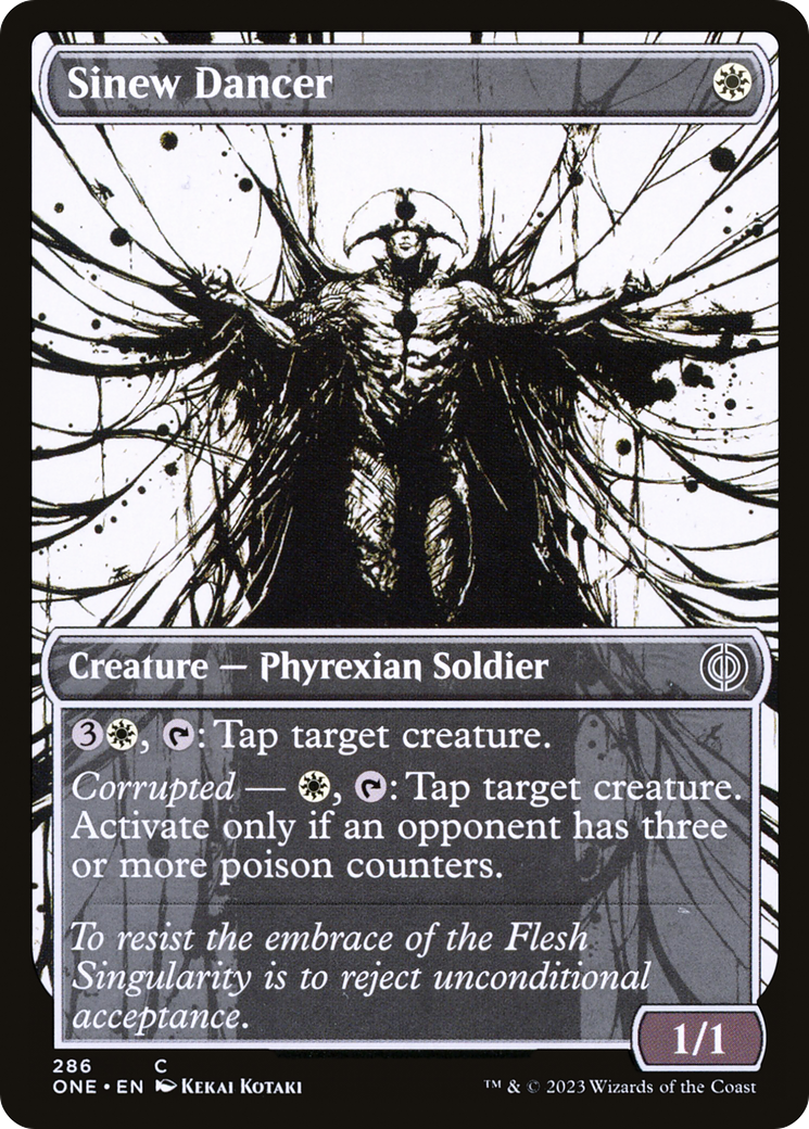 Sinew Dancer (Showcase Ichor) [Phyrexia: All Will Be One] | Chromatic Games