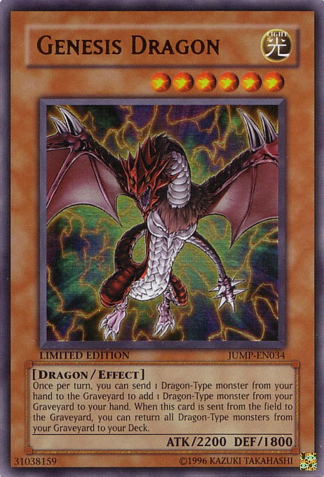 Genesis Dragon [JUMP-EN034] Ultra Rare | Chromatic Games