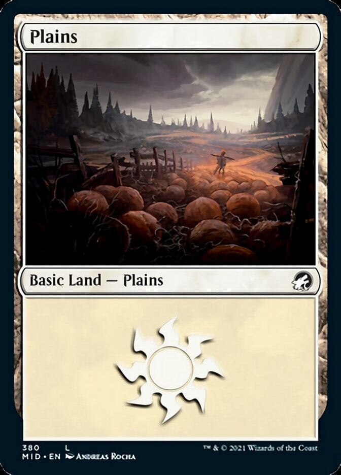 Plains (380) [Innistrad: Midnight Hunt] | Chromatic Games