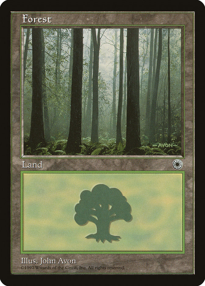 Forest (Three Dark Trees at Front with Lush Ground) [Portal] | Chromatic Games