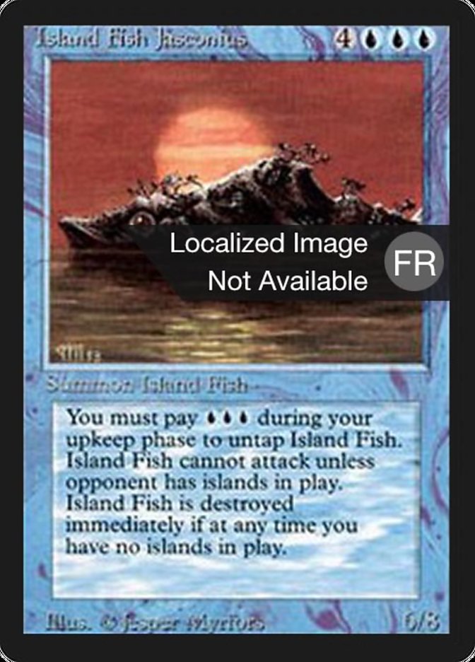 Island Fish Jasconius [Foreign Black Border] | Chromatic Games