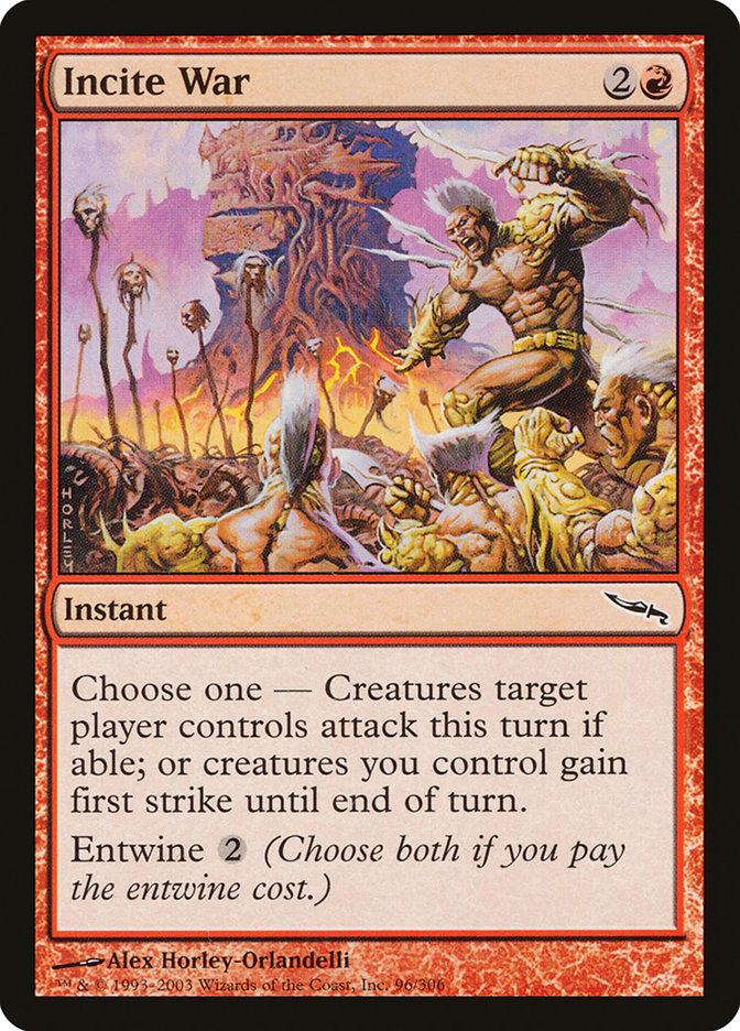 Incite War [Mirrodin] | Chromatic Games