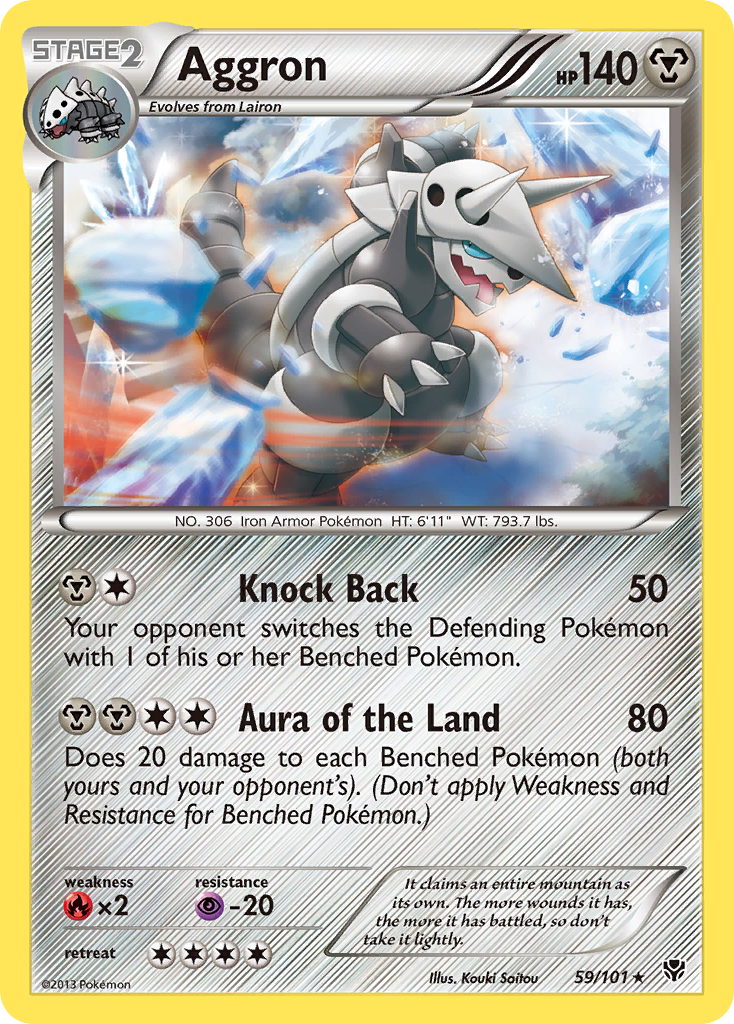 Aggron (59/101) [Black & White: Plasma Blast] | Chromatic Games