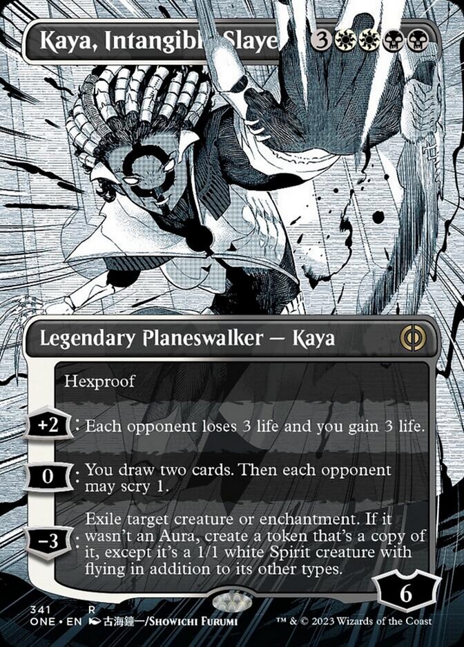 Kaya, Intangible Slayer (Borderless Manga) [Phyrexia: All Will Be One] | Chromatic Games