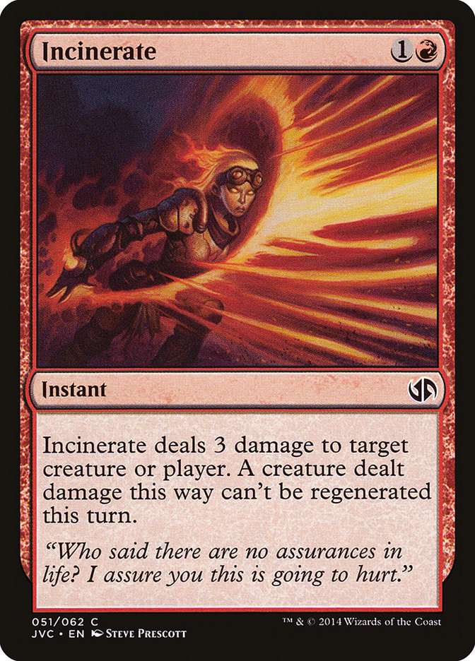 Incinerate [Duel Decks Anthology] | Chromatic Games