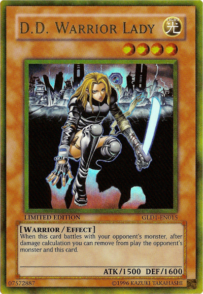 D.D. Warrior Lady [GLD1-EN015] Gold Rare | Chromatic Games