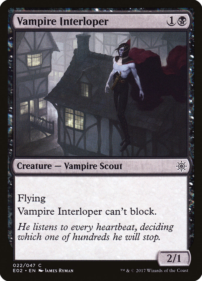 Vampire Interloper [Explorers of Ixalan] | Chromatic Games