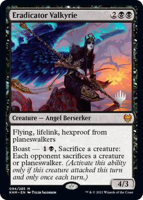 Eradicator Valkyrie (Promo Pack) [Kaldheim Promos] | Chromatic Games