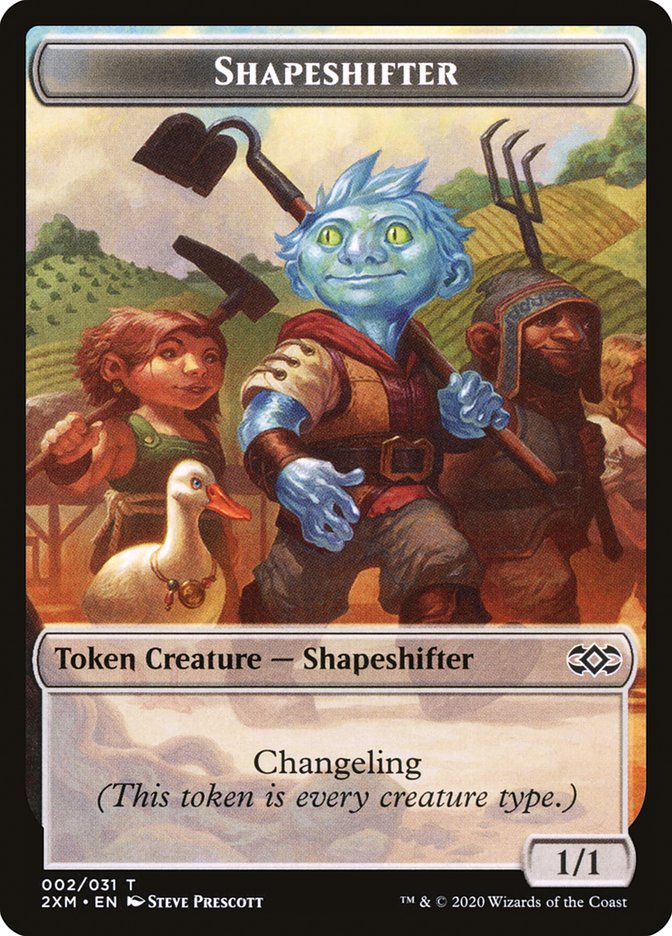 Shapeshifter Token [Double Masters Tokens] | Chromatic Games