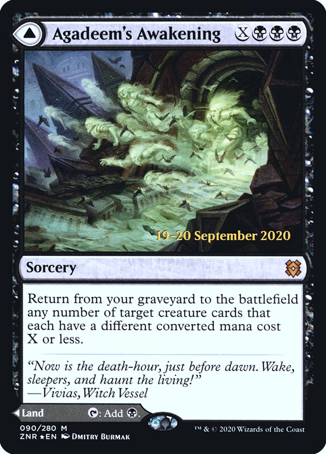 Agadeem's Awakening // Agadeem, the Undercrypt [Zendikar Rising Prerelease Promos] | Chromatic Games