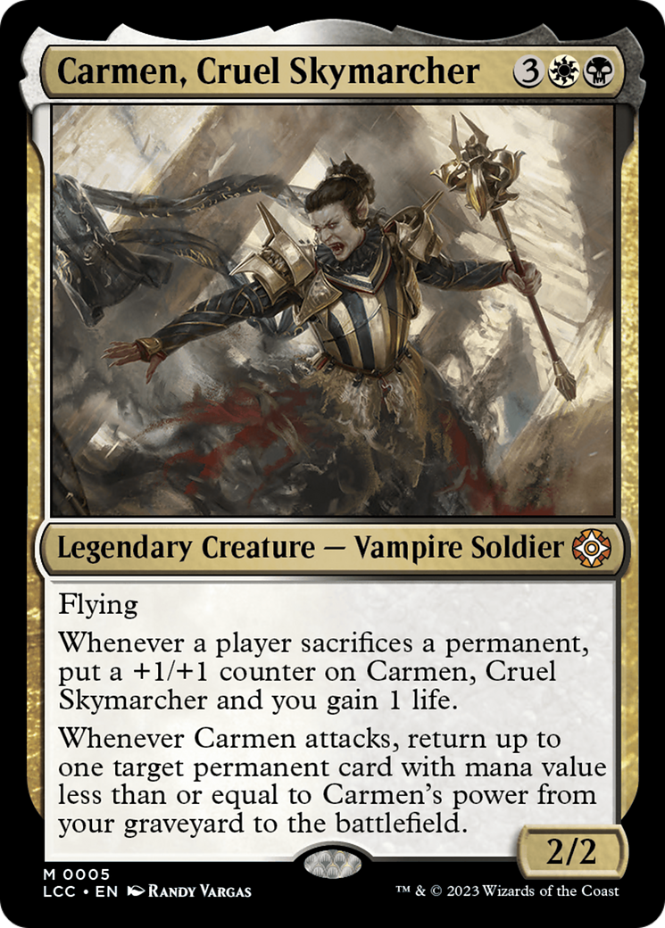 Carmen, Cruel Skymarcher [The Lost Caverns of Ixalan Commander] | Chromatic Games