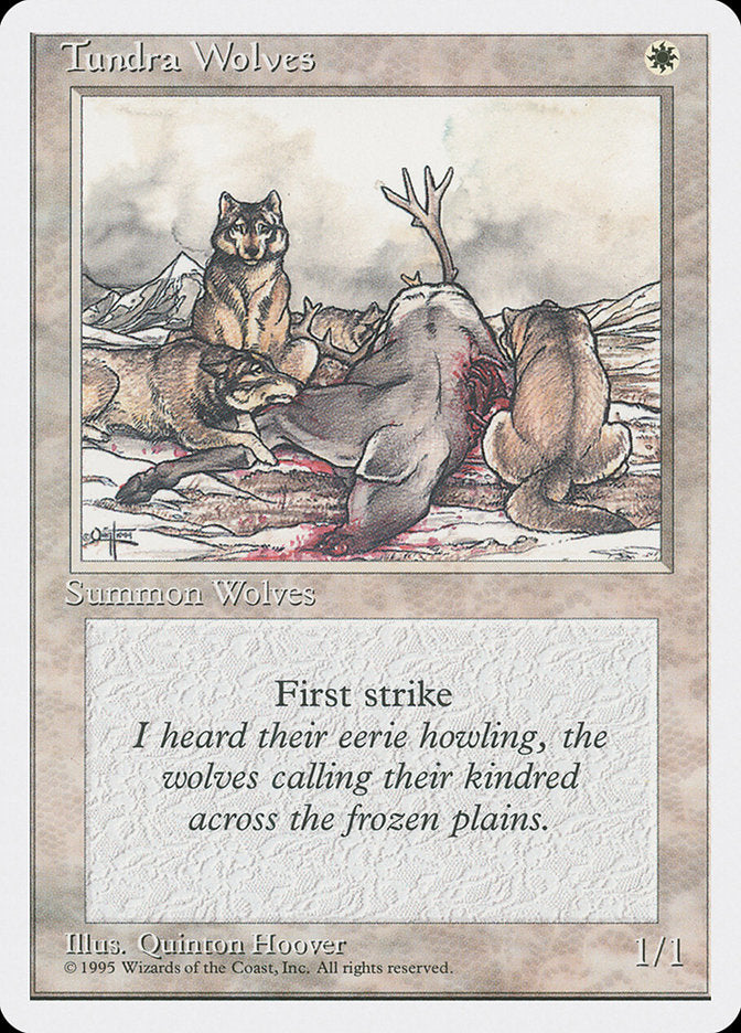 Tundra Wolves [Fourth Edition] | Chromatic Games