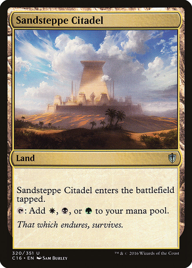 Sandsteppe Citadel [Commander 2016] | Chromatic Games