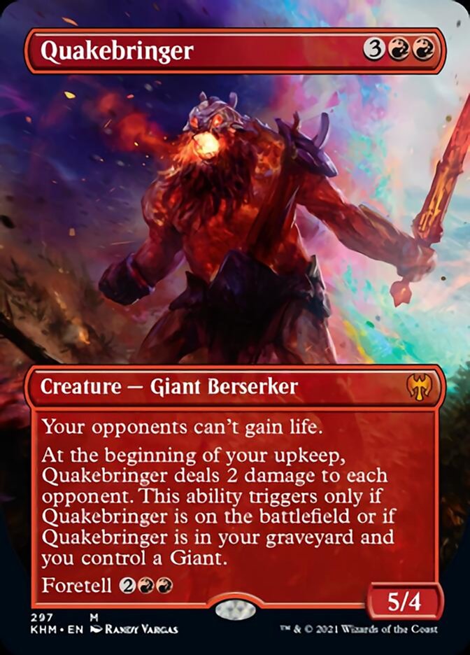 Quakebringer (Borderless Alternate Art) [Kaldheim] | Chromatic Games